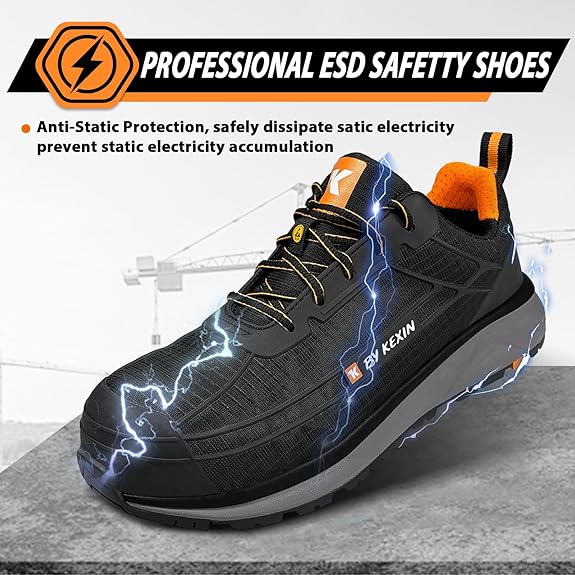 Lightweight Alloy Toe Safety Sneakers For Men Workwear