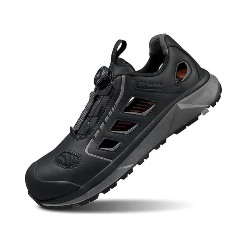 Quick Lace Alloy Toe Safety Sneakers For Men
