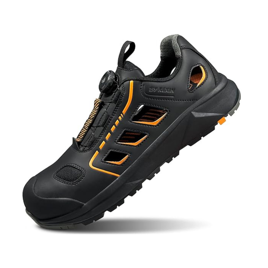 Quick Lace Alloy Toe Safety Sneakers For Men