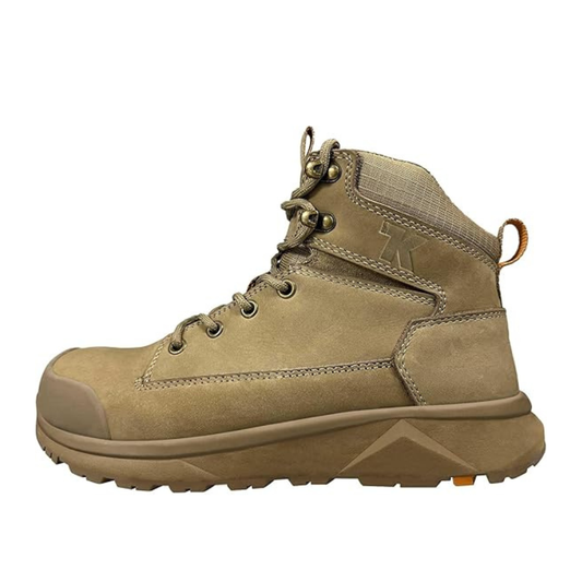 Lightweight Aluminum Toe Leather Safety Work Boots Men