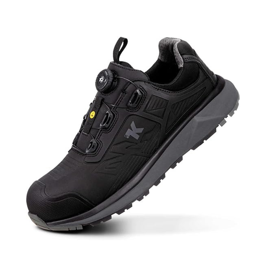 Quick Lace Aluminum Toe Safety Sneakers For Men