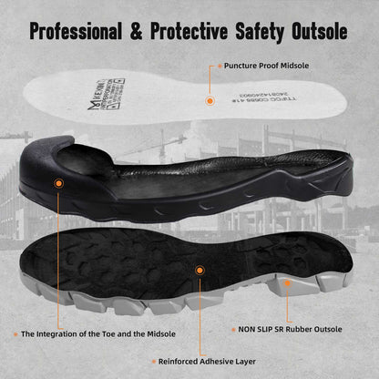 Work Boots for Men Genuine Leather Nubuck EH